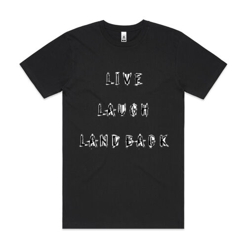 LIVE LAUGH LAND BACK + MISTY - AS Colour Block T shirt Thumbnail