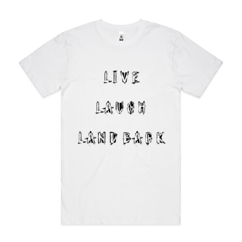 LIVE LAUGH LAND BACK + MISTY - AS Colour Block T shirt Thumbnail
